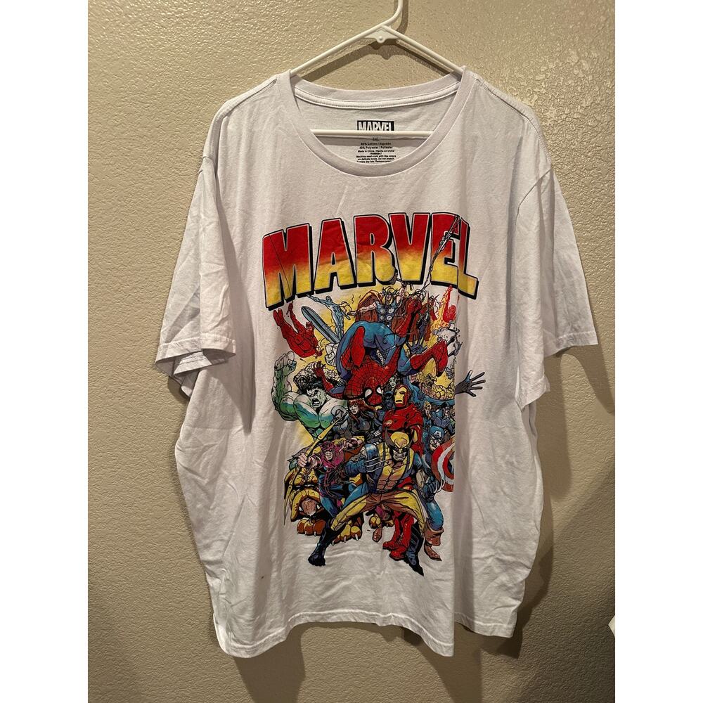 Disney Marvel Avengers Colorful Graphic Iconic Superheroes 3XL